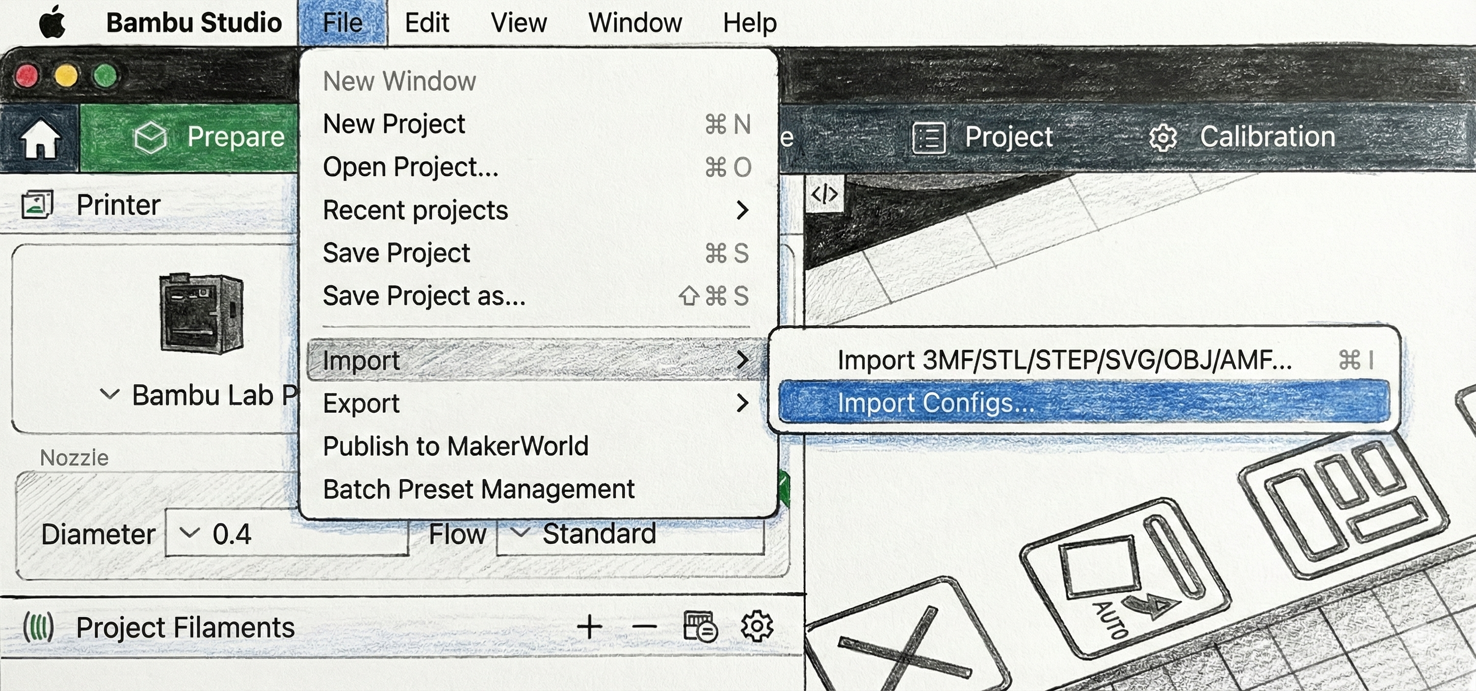 How to import eSUN print profiles into BambuStudio