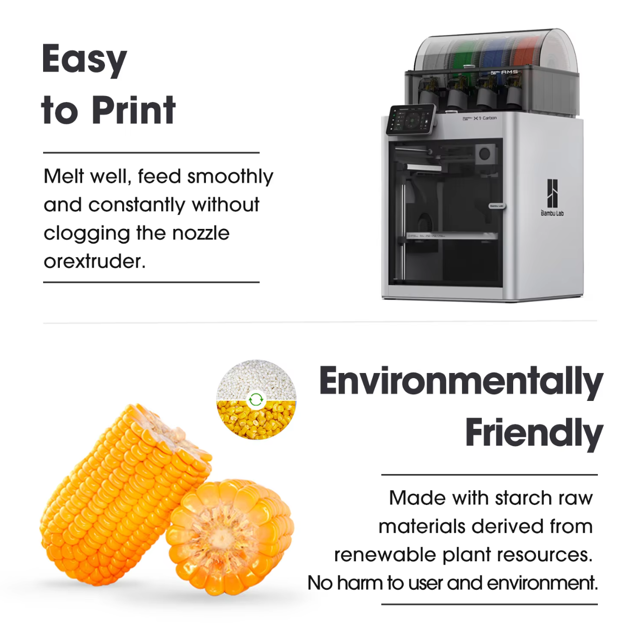 eSun ePLA-Matte Dual 1.75mm 1KG 3D Printer Filament