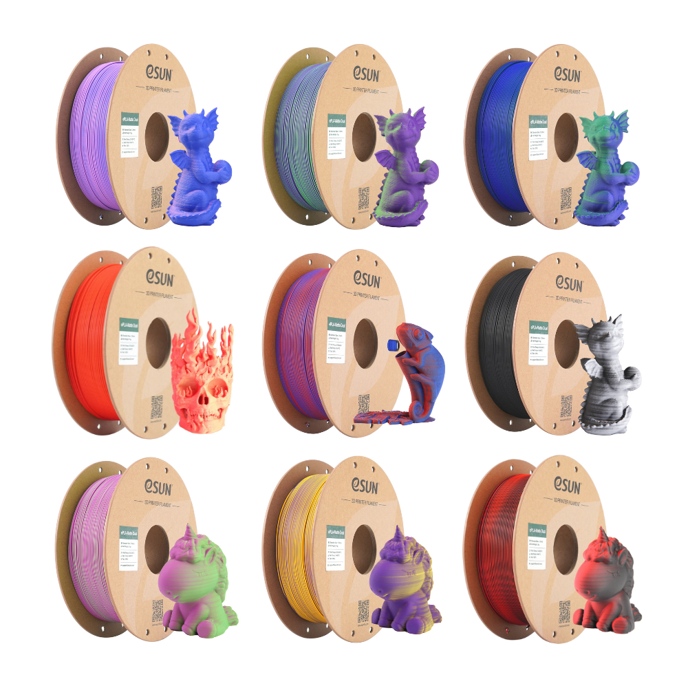 eSun ePLA-Matte Dual 1.75mm 1KG 3D Printer Filament