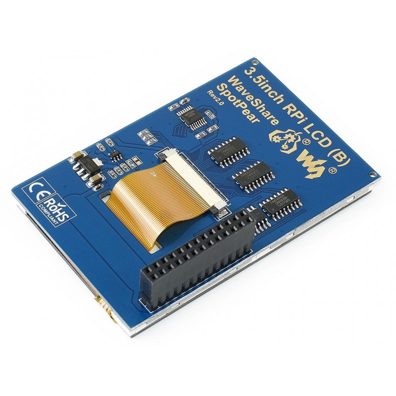 3.5inch 480×320 SPI IPS Resistive Touch Display Screen for Raspberry Pi 5/ 4B/ 3B+/ Zero (B) LCD 12287