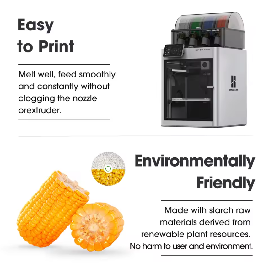 eSun ePLA-Matte Rainbow 1.75mm 1KG 3D Printer Filament
