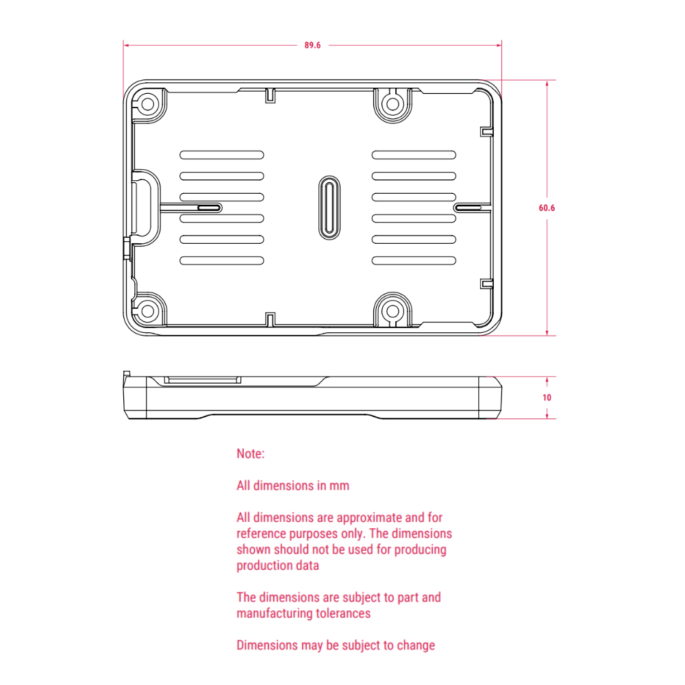 Raspberry Pi 5 Bumper SC1655