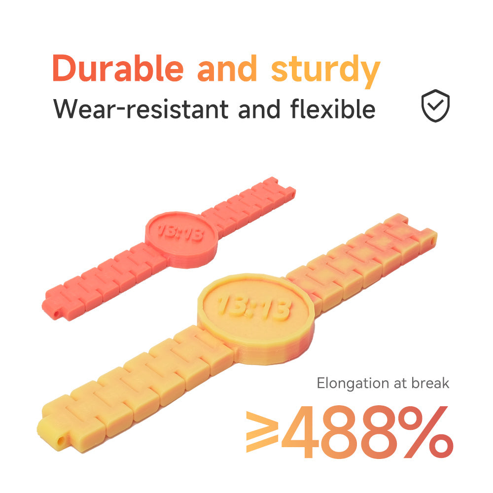 eSun eTPU-95A 1.75mm 1KG 3D Printer Filament Color Change by Temp