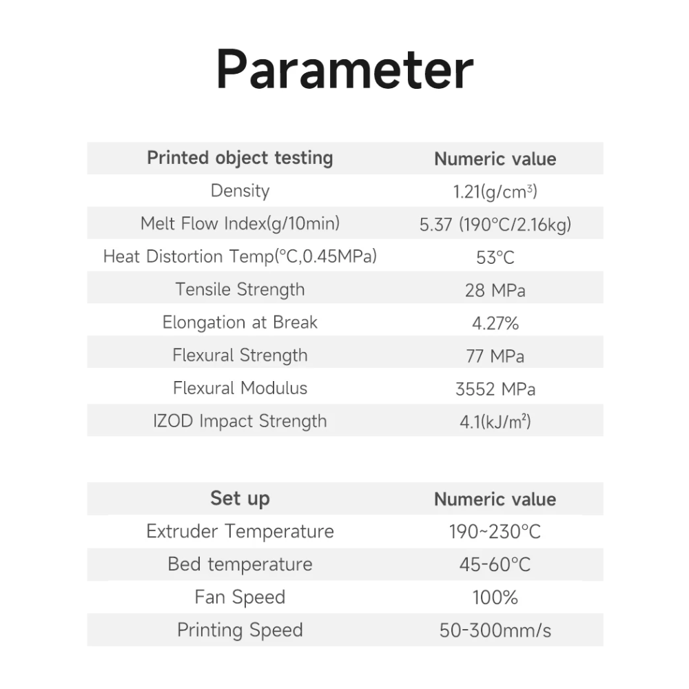 eSun ePLA-CF (Carbon Fiber) 1.75mm 1KG 3D Printer Filament Black