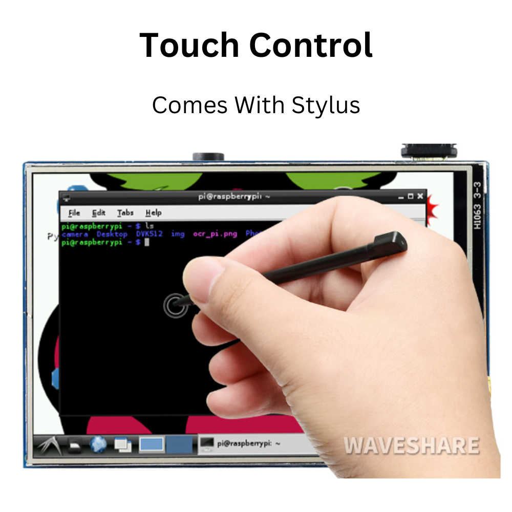 3.5inch 480×320 SPI IPS Resistive Touch Display Screen for Raspberry Pi 5/ 4B/ 3B+/ Zero (B) LCD 12287