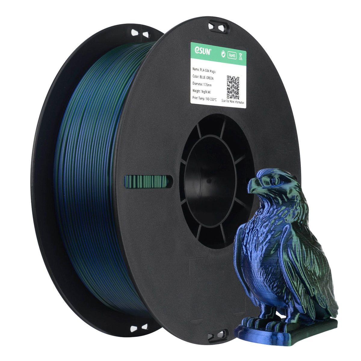 eSUN ePLA-Silk Magic Mystic 1.75mm 1KG 3D Printer Filament