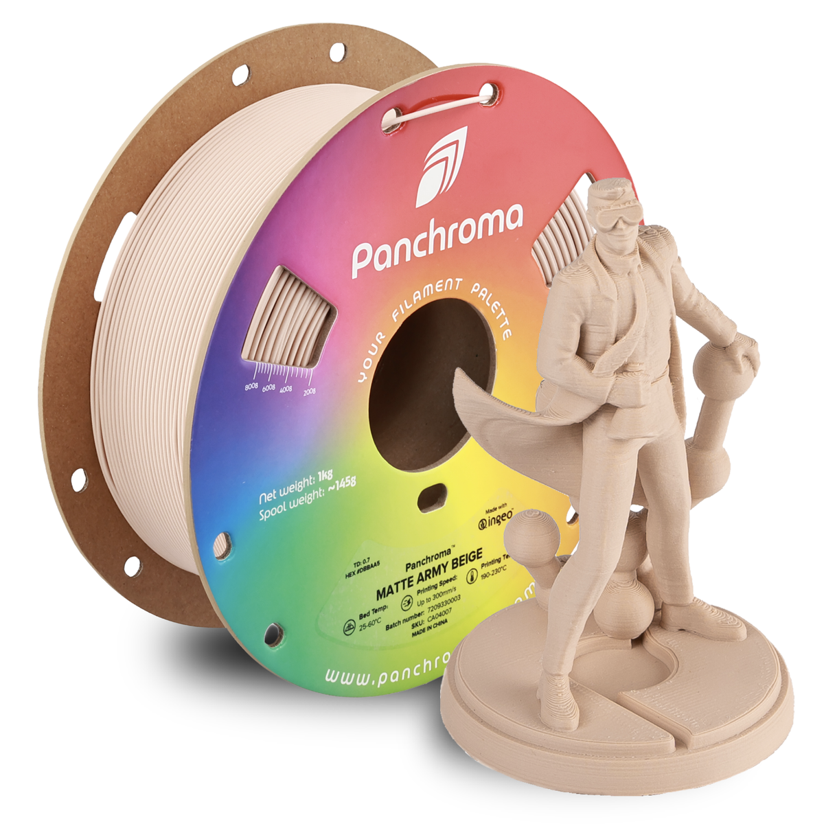 Polymaker Panchroma Matte PLA 1.75mm 1KG 3D Printer Filament