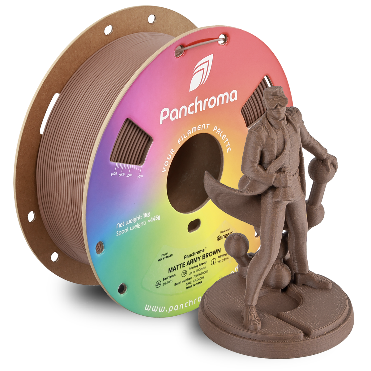 Polymaker Panchroma Matte PLA 1.75mm 1KG 3D Printer Filament
