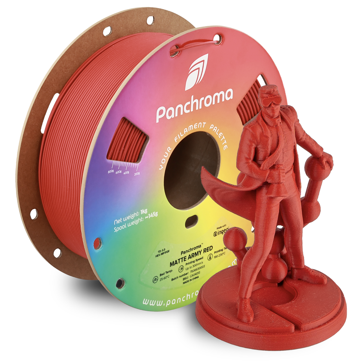 Polymaker Panchroma Matte PLA 1.75mm 1KG 3D Printer Filament