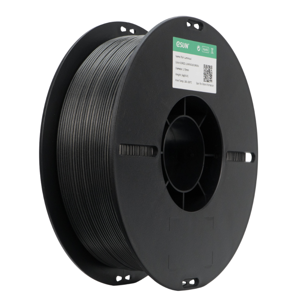 eSUN PLA Luminous Glow In The Dark 1.75mm 1KG 3D Printer Filament