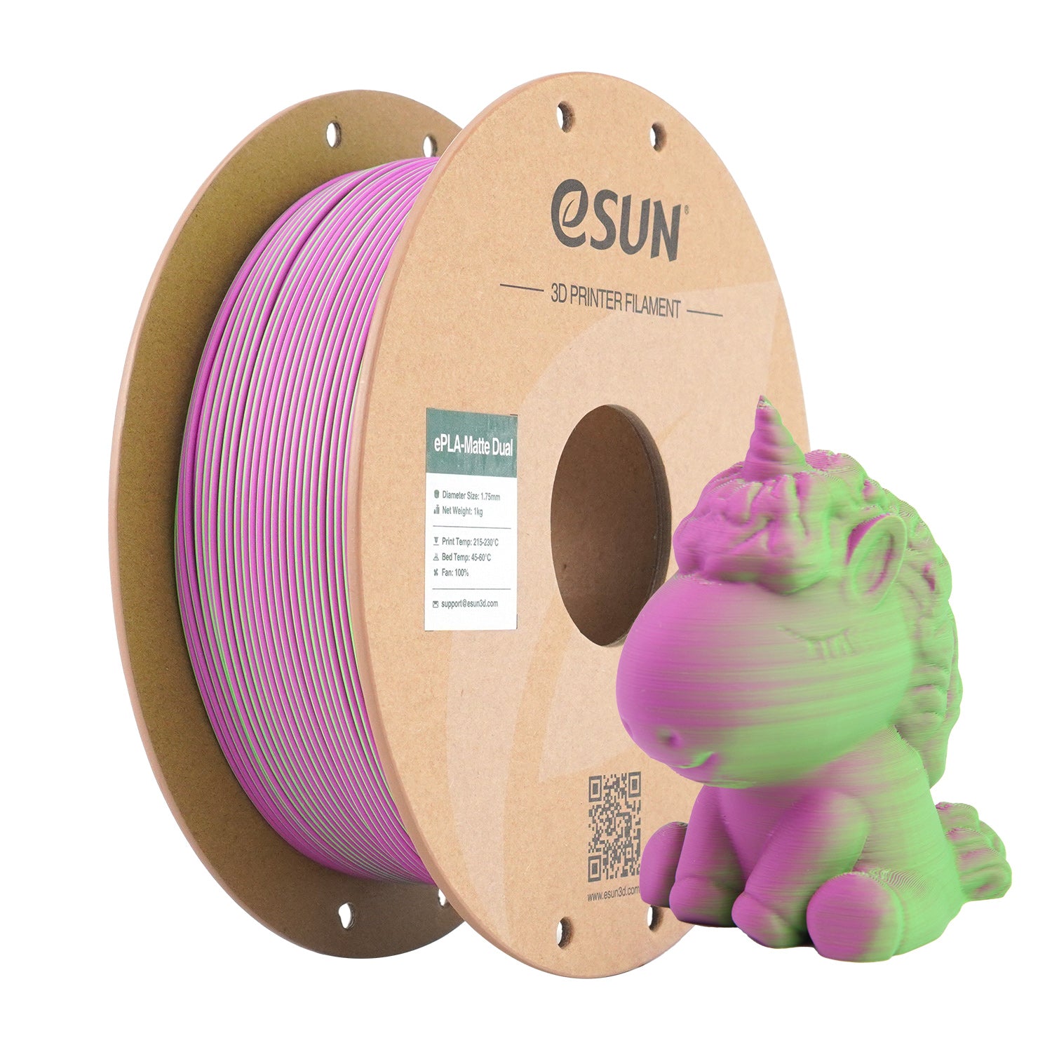 eSun ePLA-Matte Dual 1.75mm 1KG 3D Printer Filament