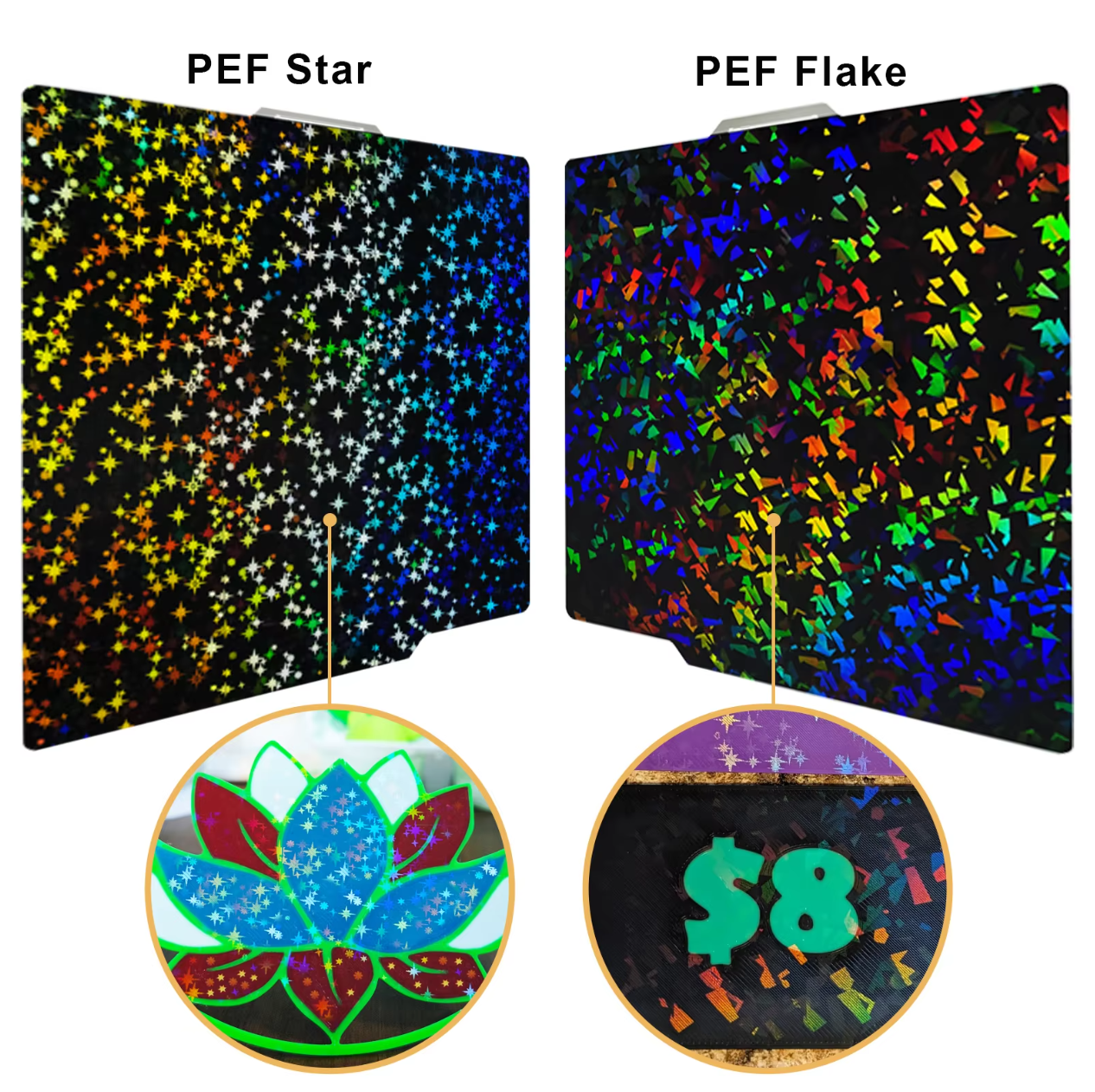 257x257mm Double Side Build Plate for Bambu Lab 3D Printer