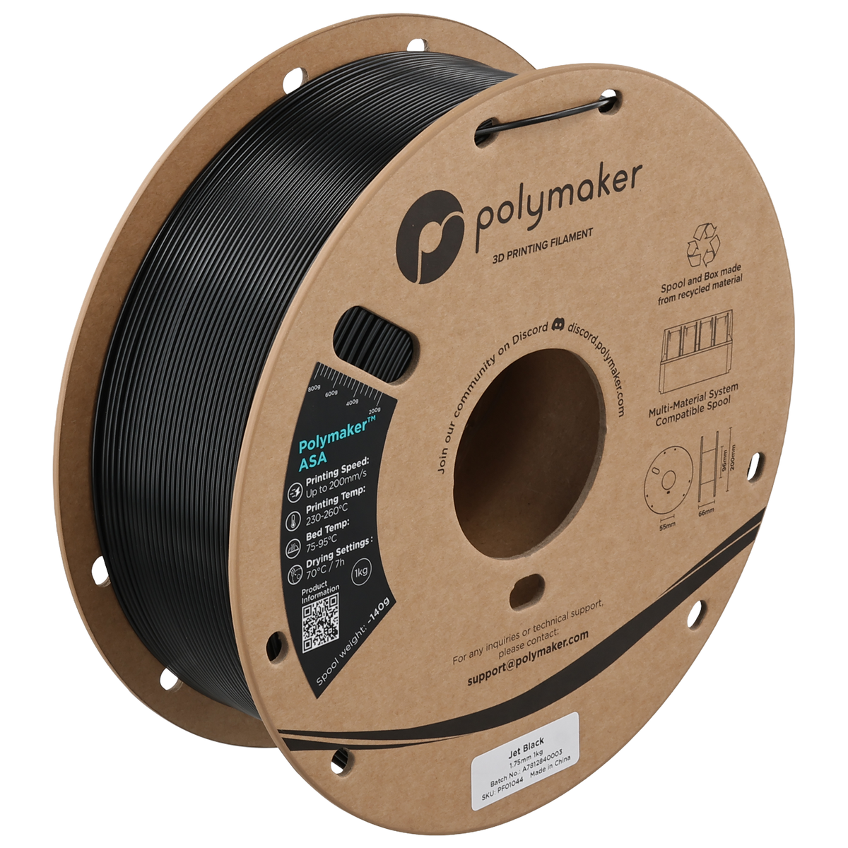 Polymaker ASA 1.75mm 1KG 3D Printer Filament