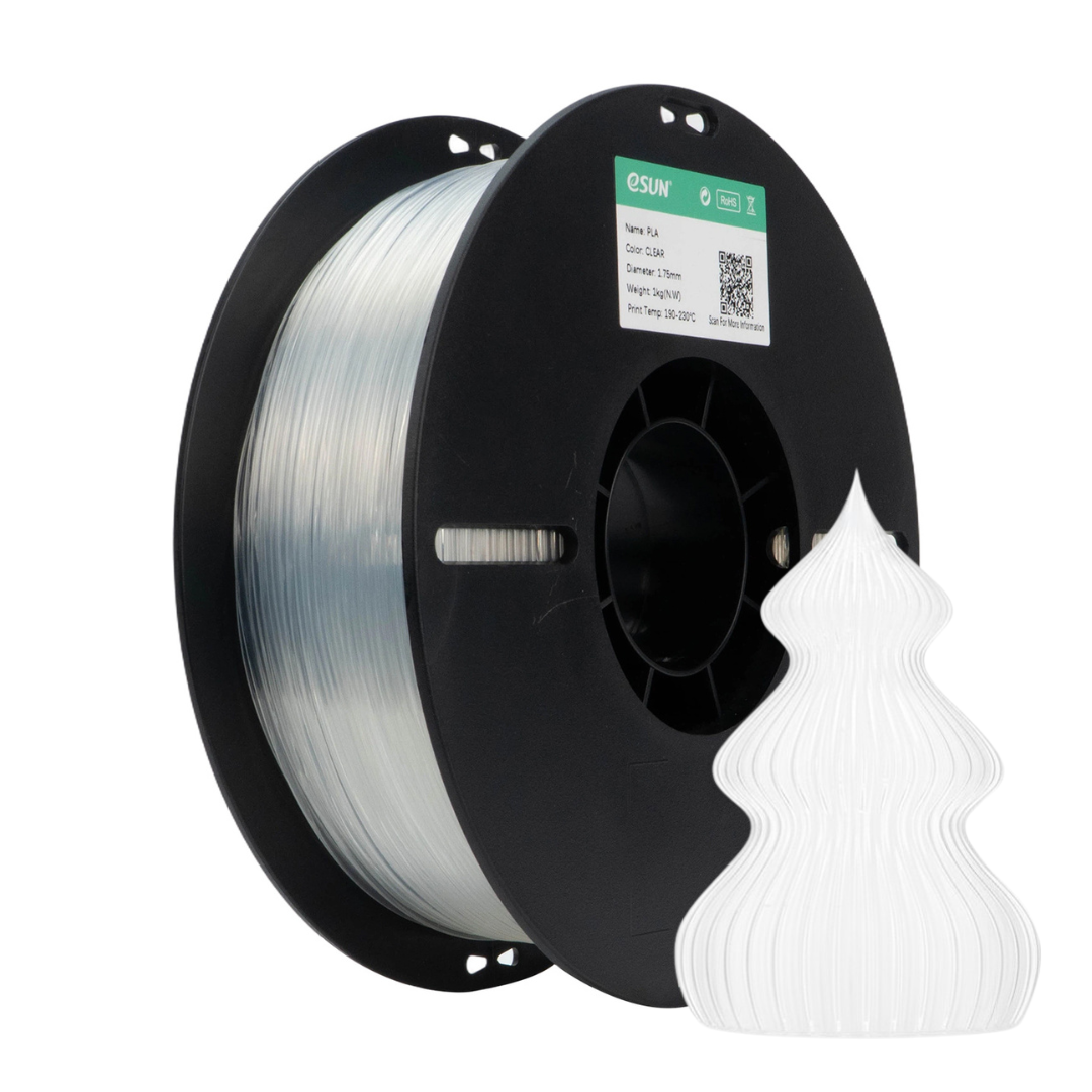 eSUN PLA Clear 1.75mm 1KG 3D Printer Filament