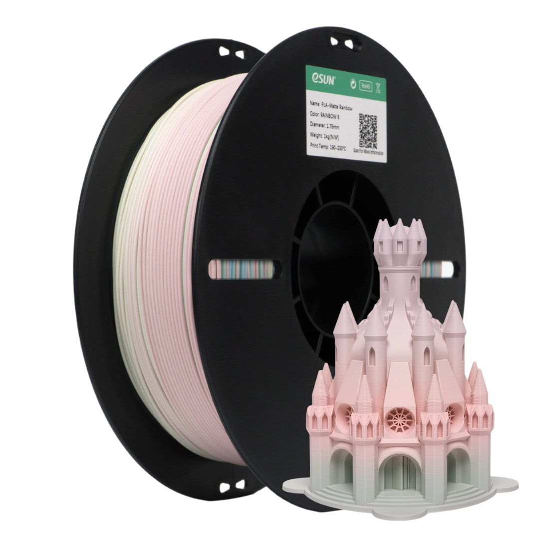 eSUN ePLA-Matte Rainbow 1.75mm 1KG 3D Printer Filament