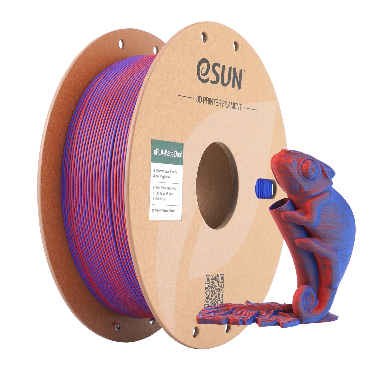 eSun ePLA-Matte Dual 1.75mm 1KG 3D Printer Filament
