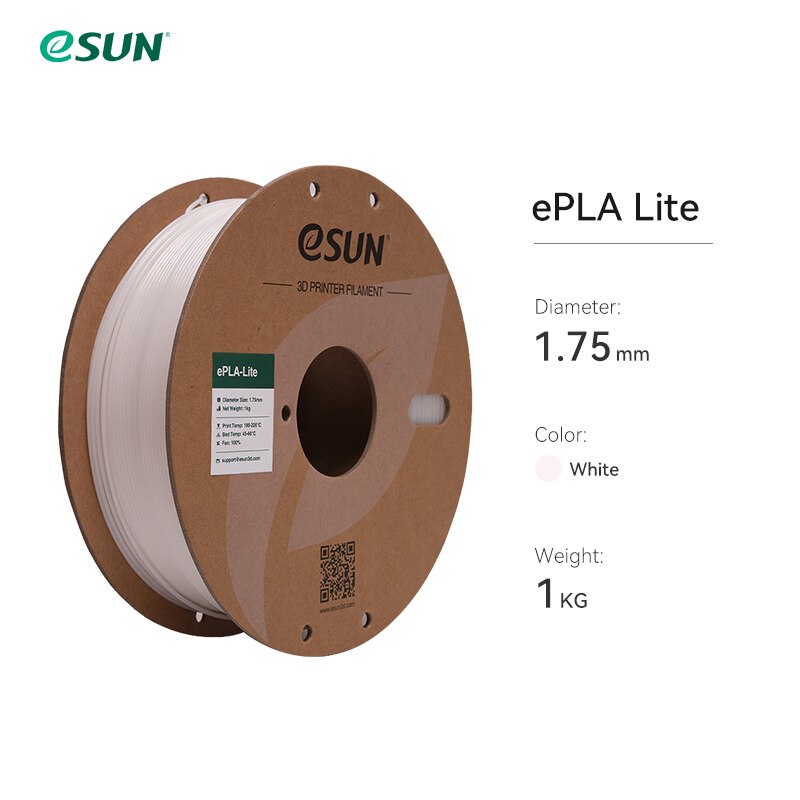 eSun ePLA-Lite 1.75mm 1KG 3D Printer Filament