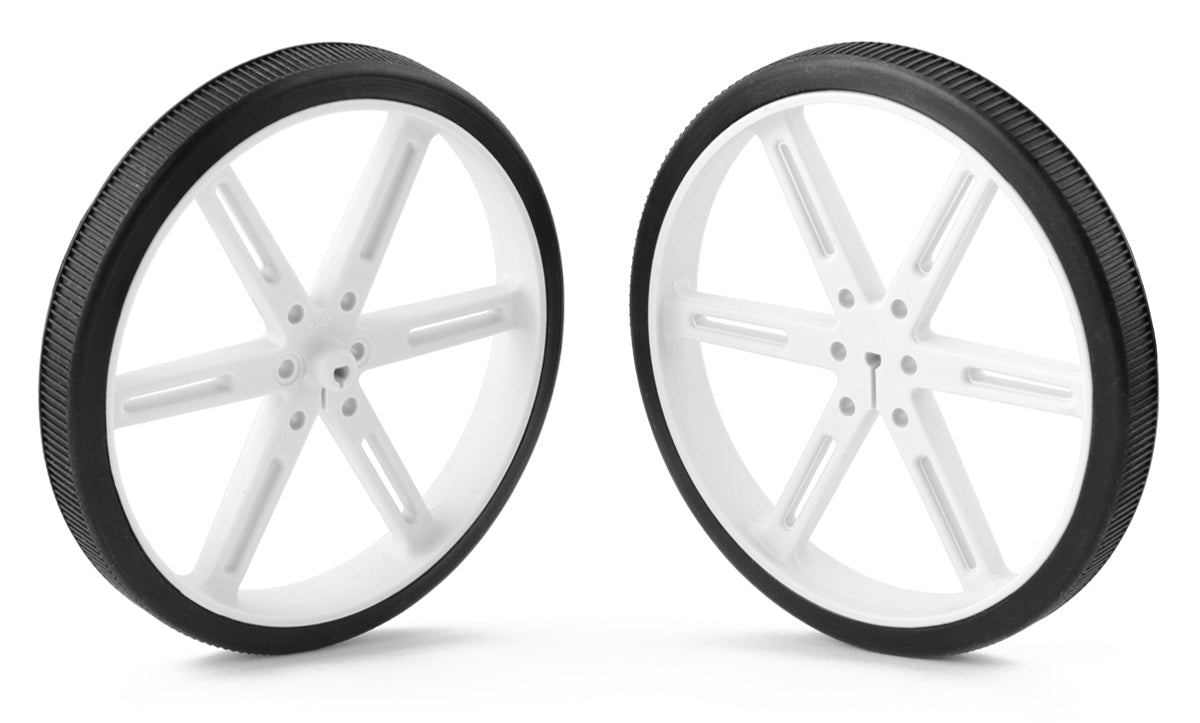 Pololu Wheel 90x10mm Pair - White.
