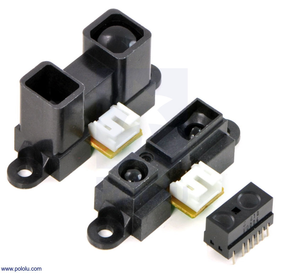 A variety of Sharp distance sensors.