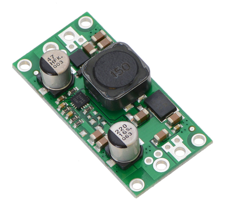 Pololu step-up/step-down voltage regulator S18V20F5, S18V20F6, S18V20F9, and S18V20F12.