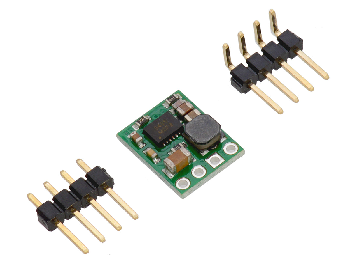 Pololu step-down voltage regulator D24V5Fx with included hardware.