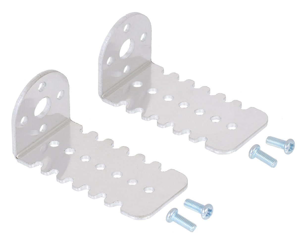 Pololu 25D mm metal gearmotor bracket pair.