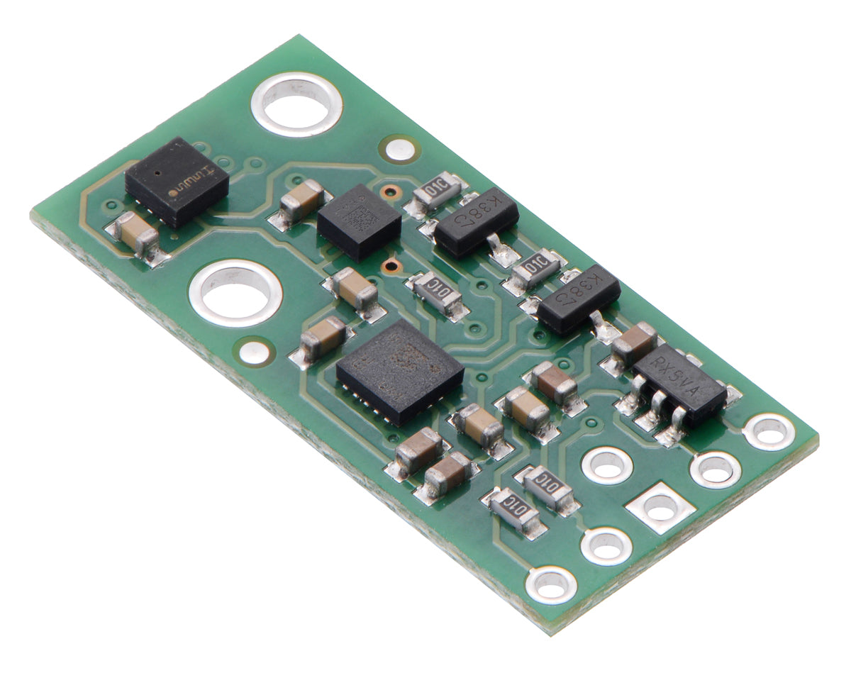 Pololu AltIMU-10 v5 gyro, accelerometer, compass, and altimeter (LSM6DS33, LIS3MDL, and LPS25H carrier).