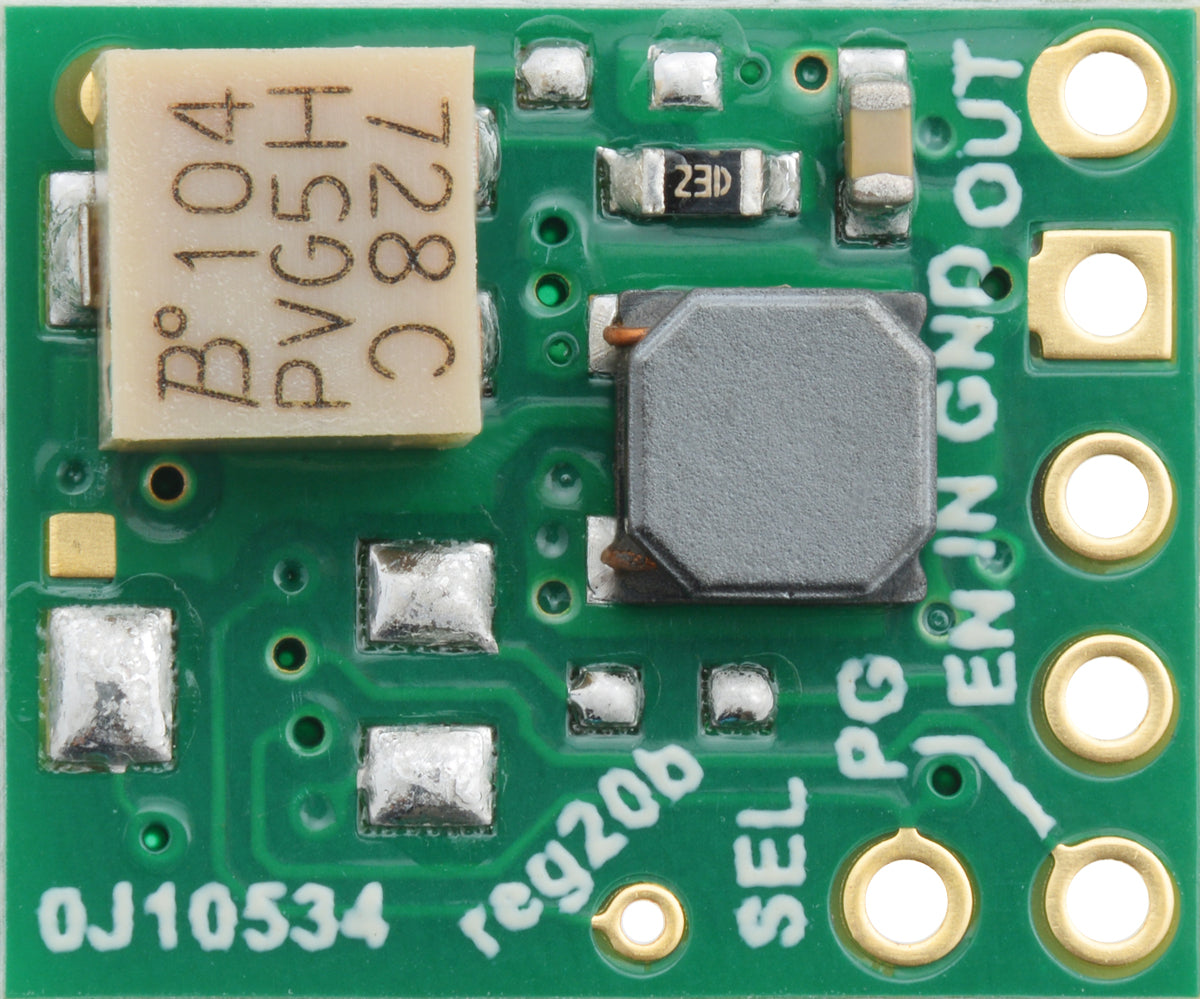 2.5-9V Fine-Adjust Step-Up/Step-Down Voltage Regulator w/ Adjustable Low-Voltage Cutoff S9V11MA (silkscreen side).
