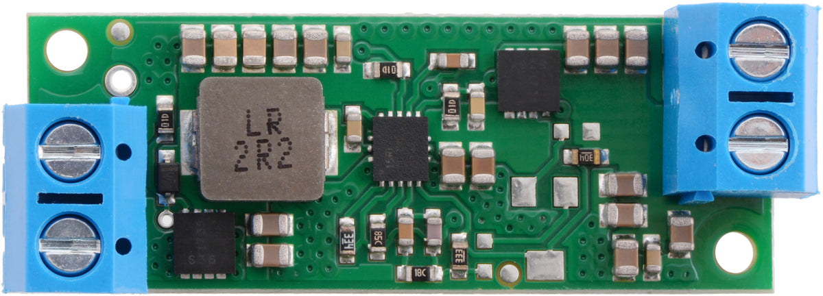 Step-Up Voltage Regulator U3V70Fx, assembled with included terminal blocks.