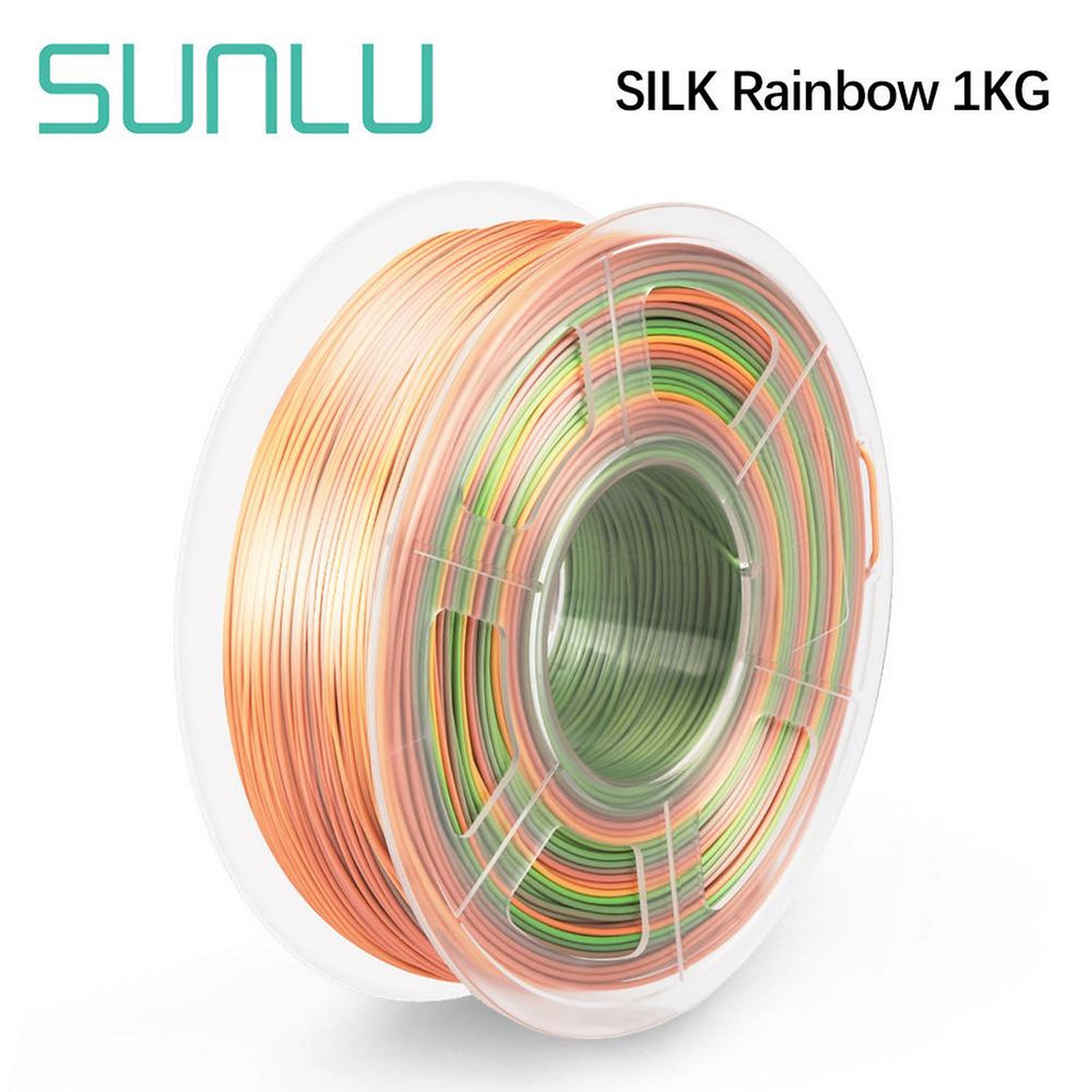 Rainbow Silk PLA Filaments 3D Printers Multi-Color Silk Filaments 3D  Printing Plastic Rods Materials for Most 3D Fdm Printers 1.75mm 2.85mm  Filaments - China 3D Printers Rainbow Filament, 3D Silk Printing Filament