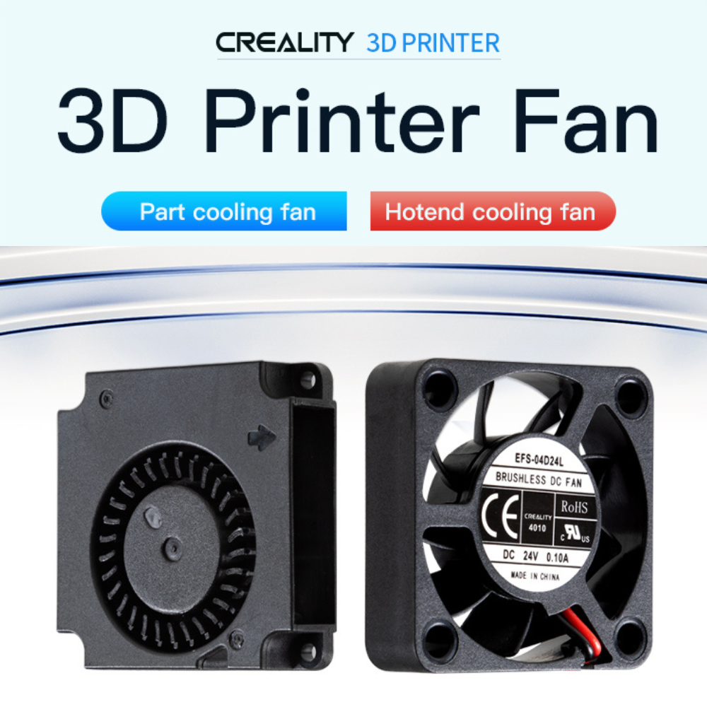 Creality 24V 4010 / 6015 Axial Hotend / Part Cooling Fan for 3D Printer