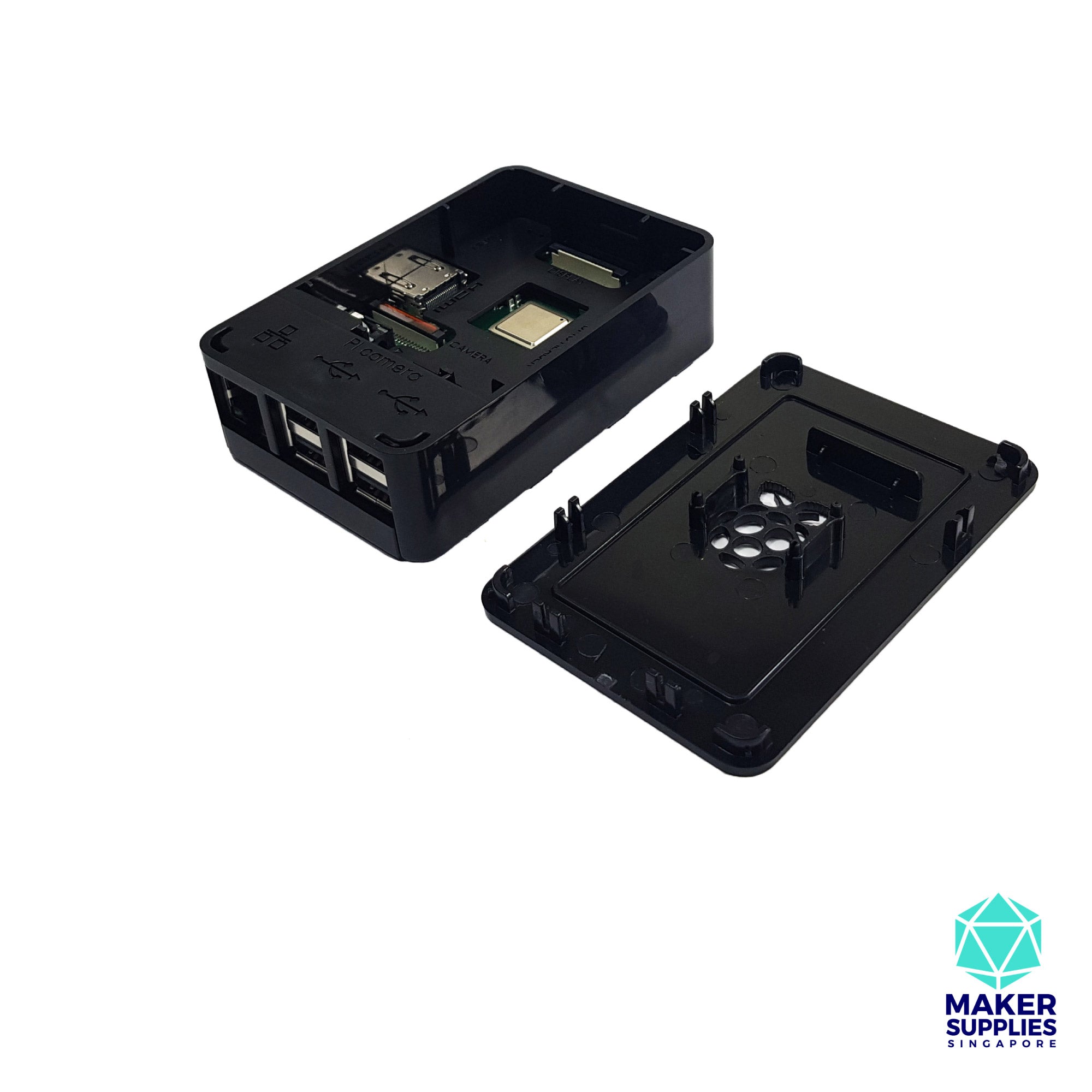 3-Piece Raspberry Pi 2B/3B/3B+ Plastic Casing