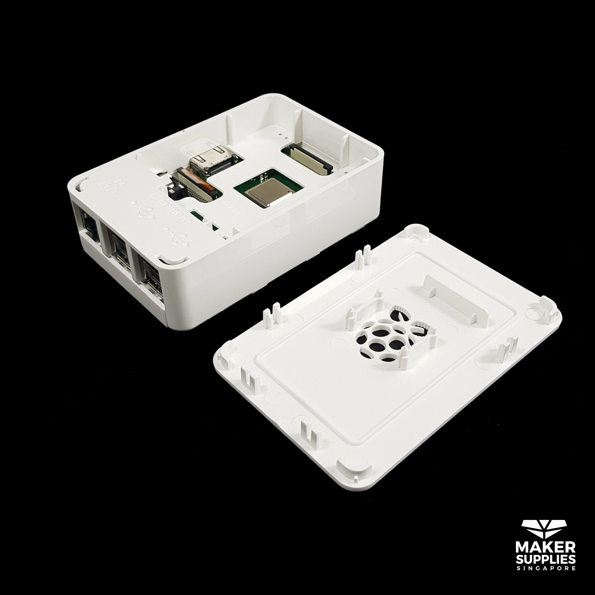 3-Piece Raspberry Pi 2B/3B/3B+ Plastic Casing