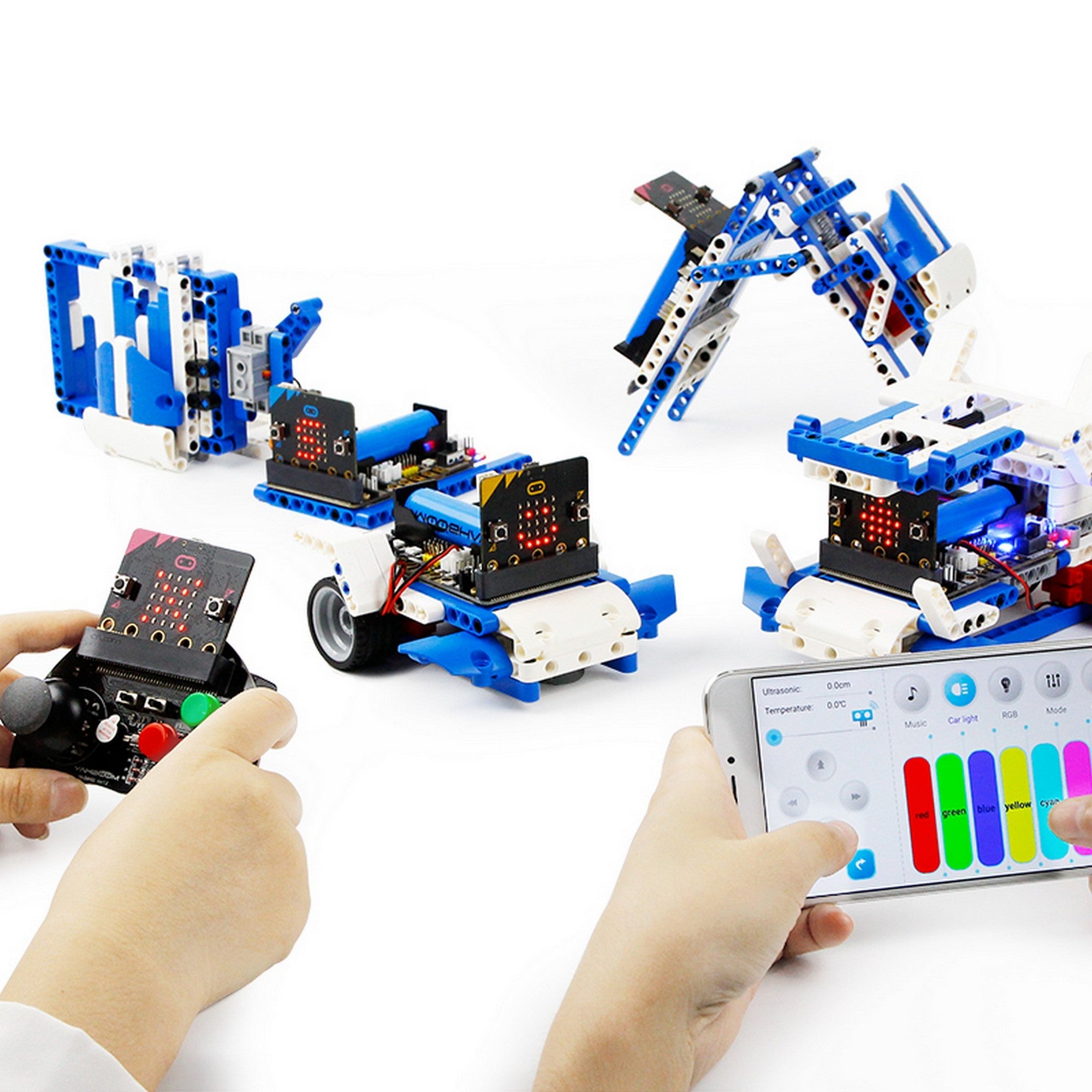 YahBoom Building:bit Super Kit for BBC micro:bit (Compatible with micro:bit V1.5 and V2)