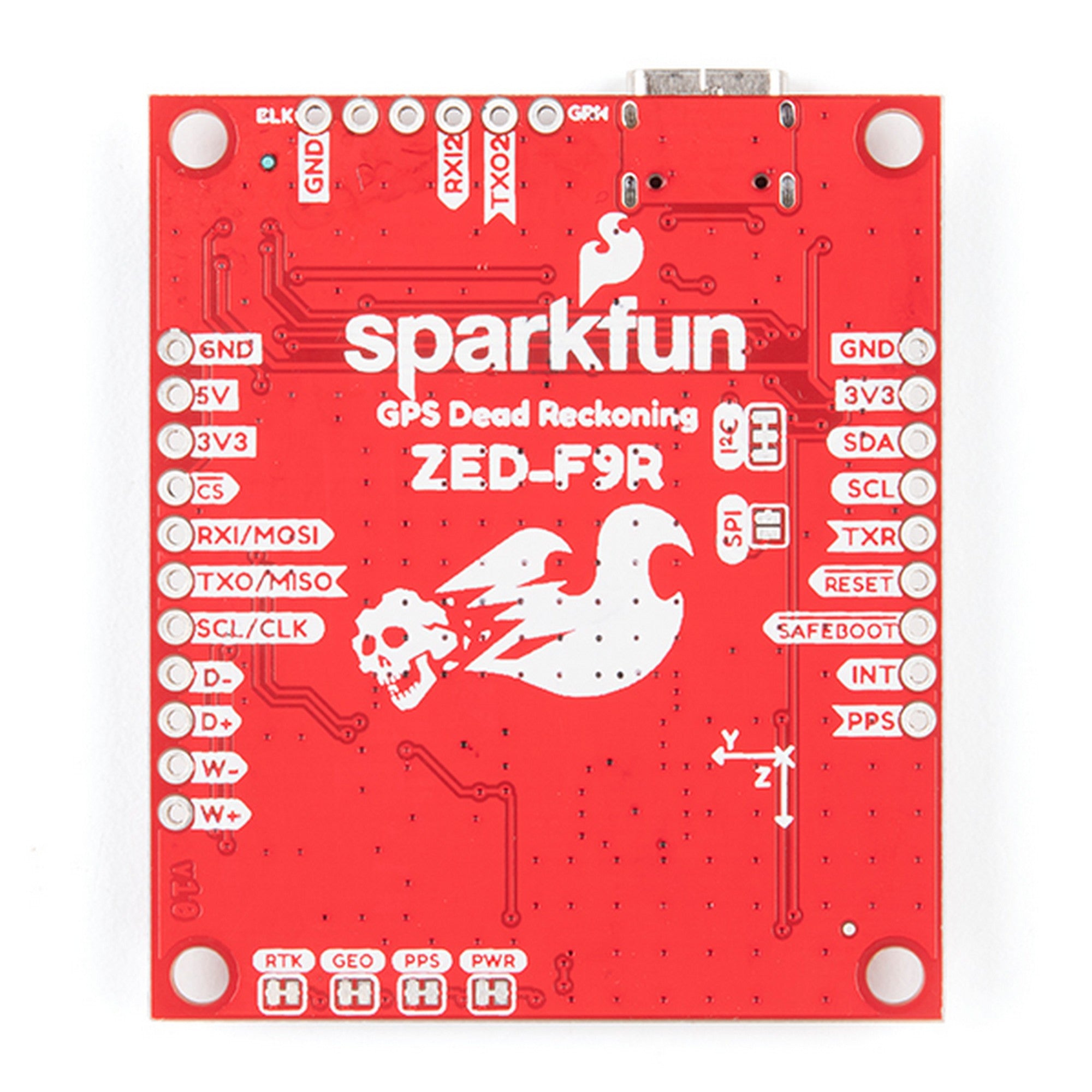 SparkFun GPS-RTK Dead Reckoning Breakout - ZED-F9R (Qwiic) GPS-16344