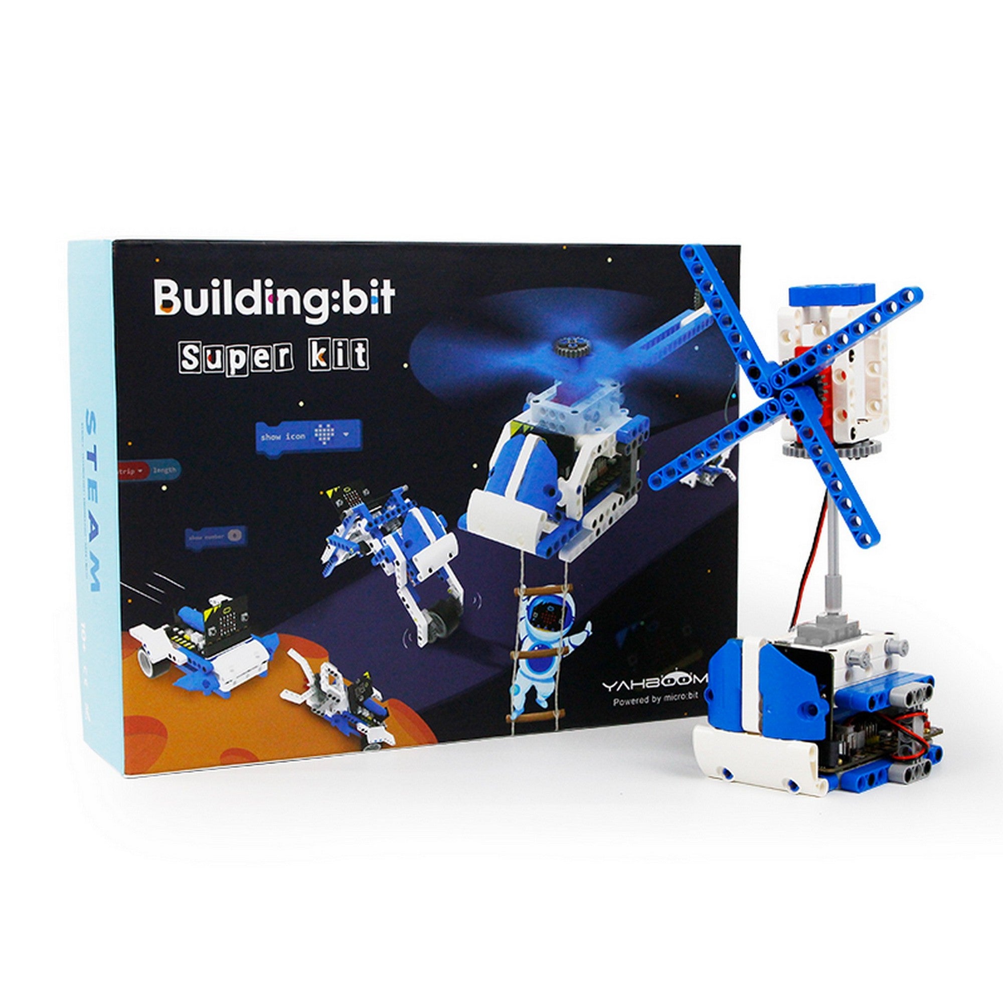 YahBoom Building:bit Super Kit for BBC micro:bit (Compatible with micro:bit V1.5 and V2)