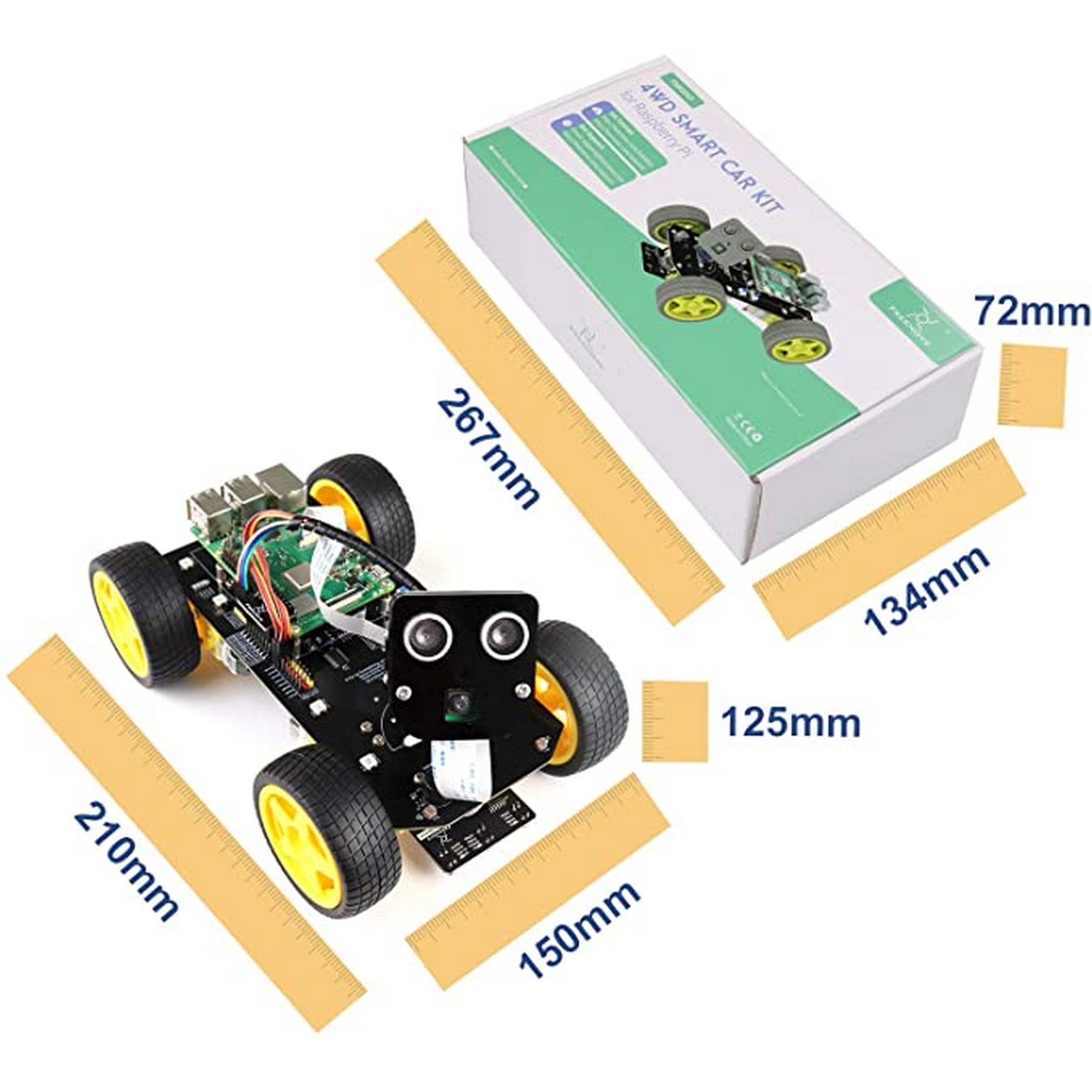 Freenove 4WD Smart Car Kit for Raspberry Pi FNK0043