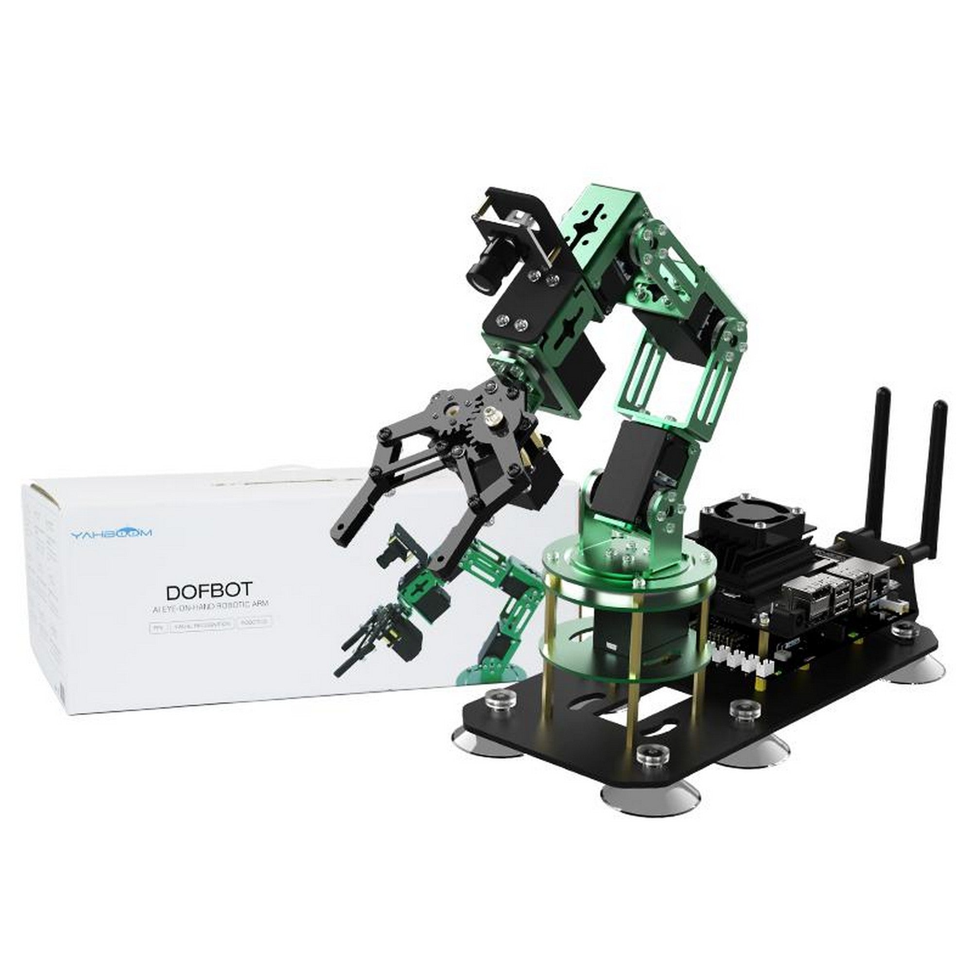 Yahboom DOFBOT AI Vision Robotic Arm with ROS for Jetson Nano 4GB B01 Developer Kit