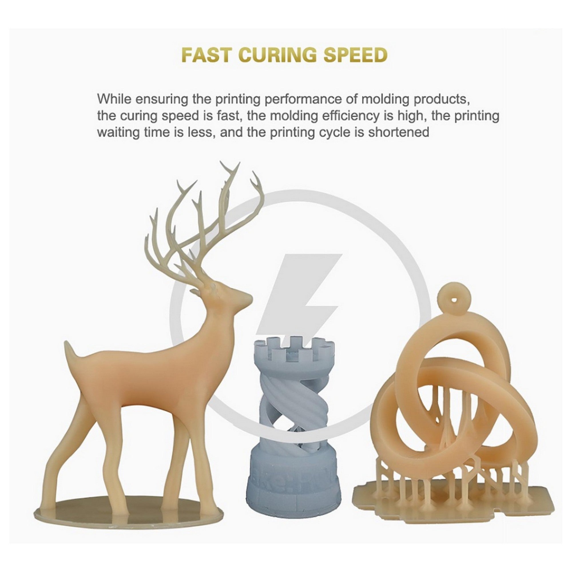 eSun Water Washable Resin for LCD 3D Printer 0.5kg/bottle