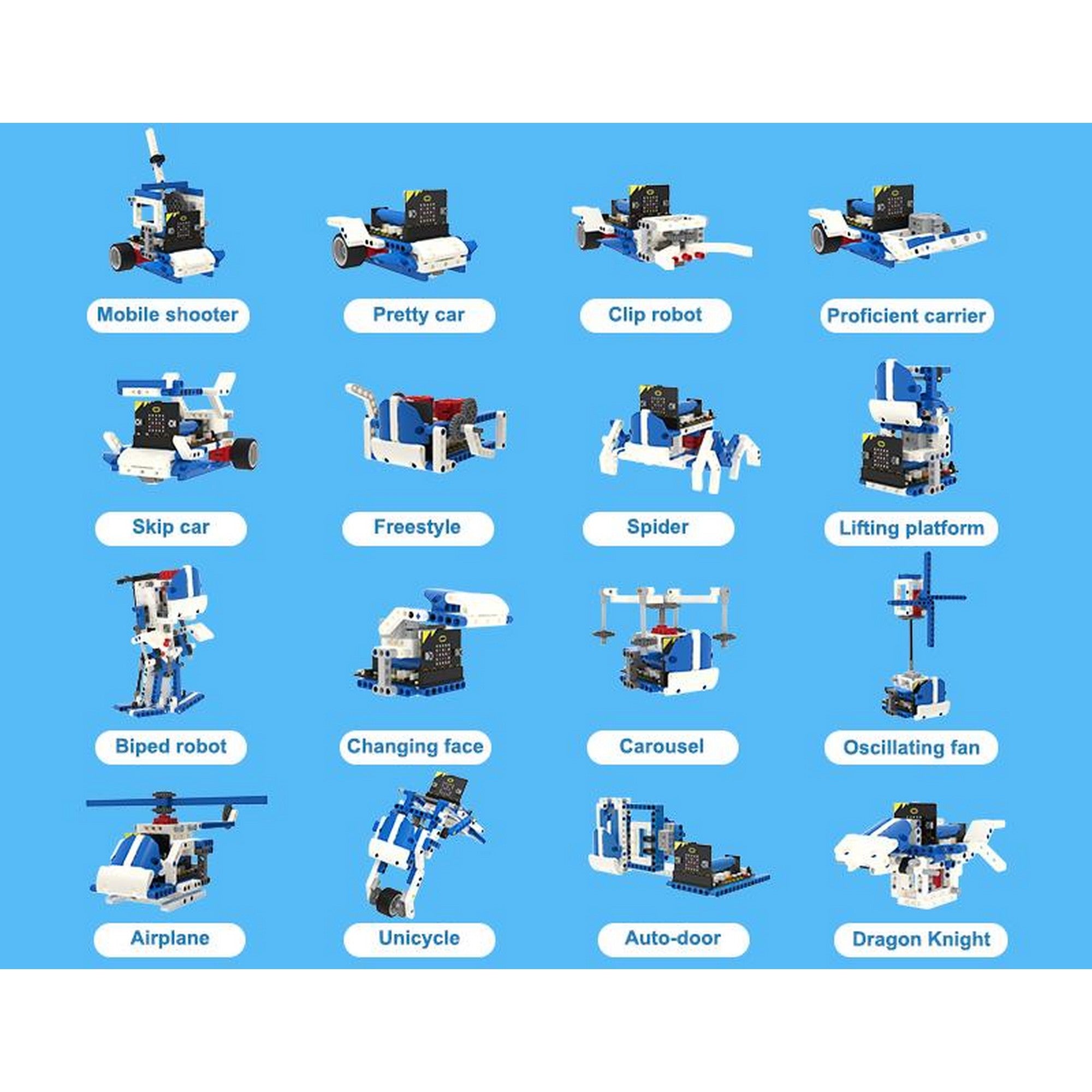 YahBoom Building:bit Super Kit for BBC micro:bit (Compatible with micro:bit V1.5 and V2)