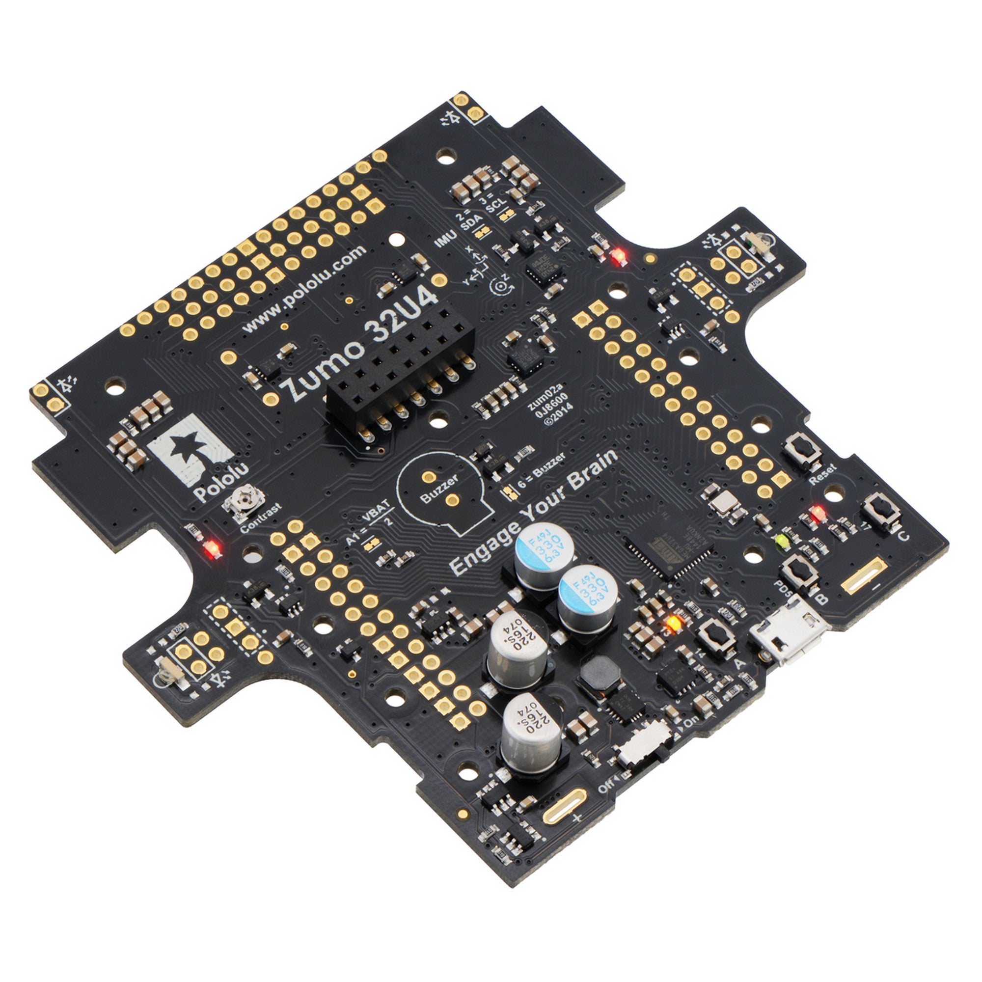 Zumo 32U4 Robot Kit (No Motors) Pololu 3124
