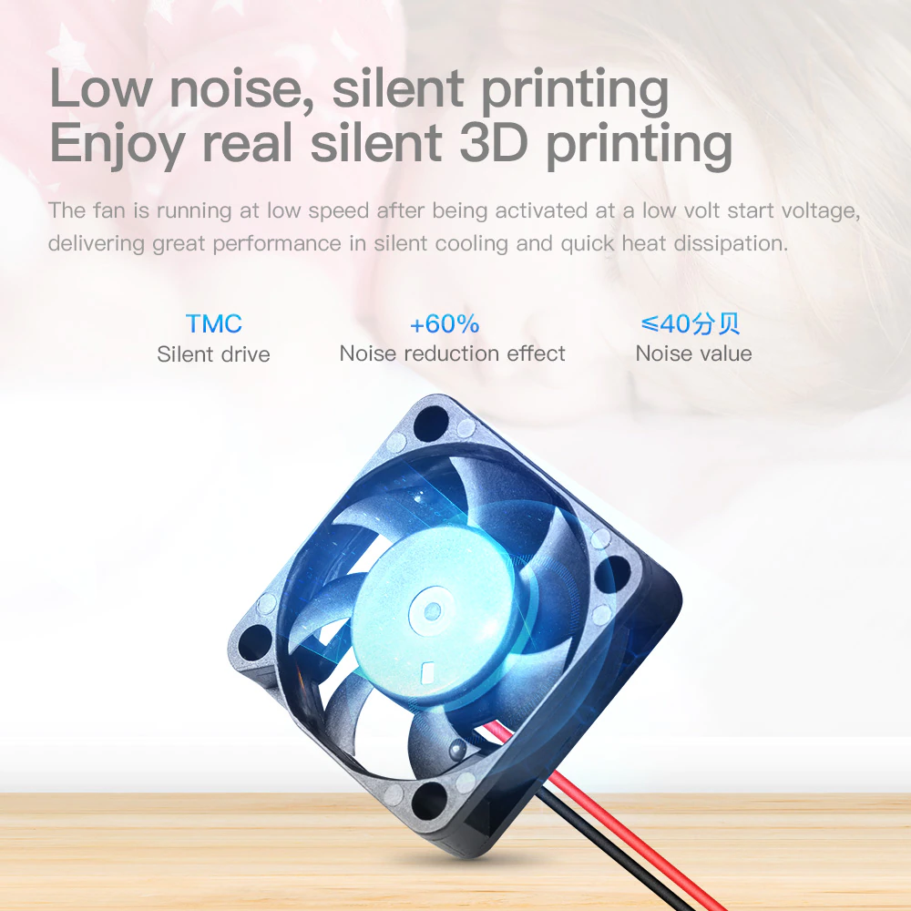 Creality 24V 4010 / 6015 Axial Hotend / Part Cooling Fan for 3D Printer