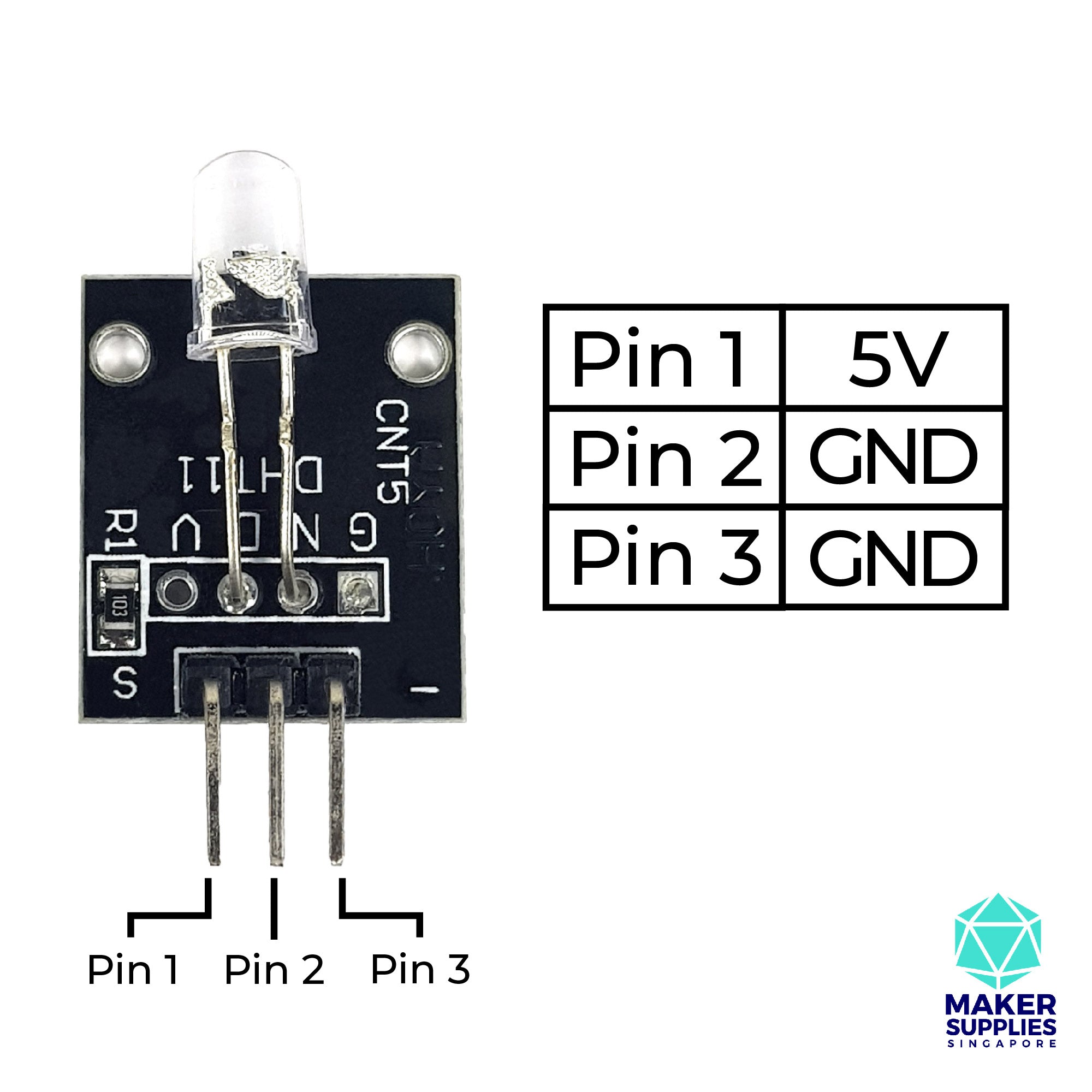 KY-034 7 Color 5mm LED