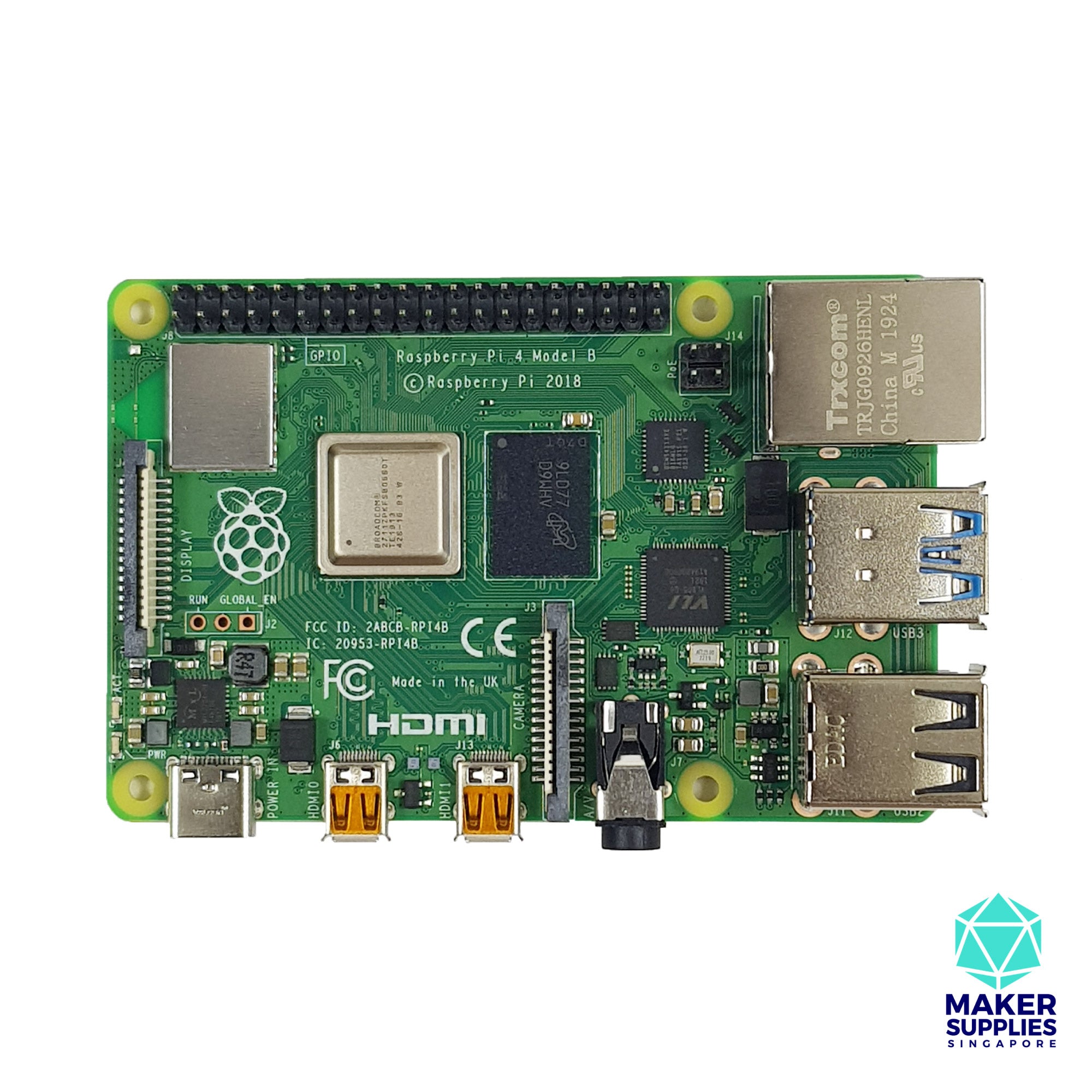 Raspberry Pi 4 Basic Bundle with ABS Plastic Casing