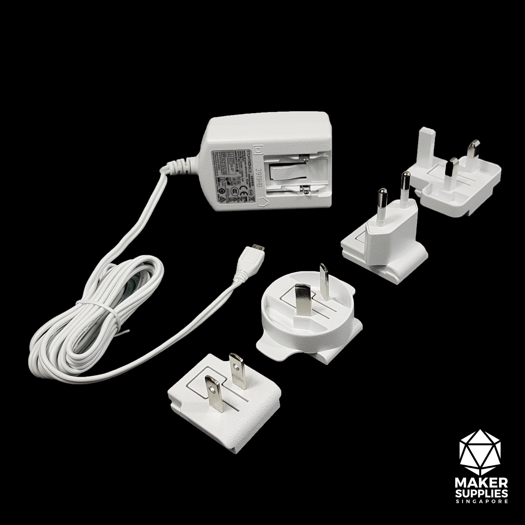 5.1V 2.5A Micro USB Universal Power Supply (Official Raspberry Pi)