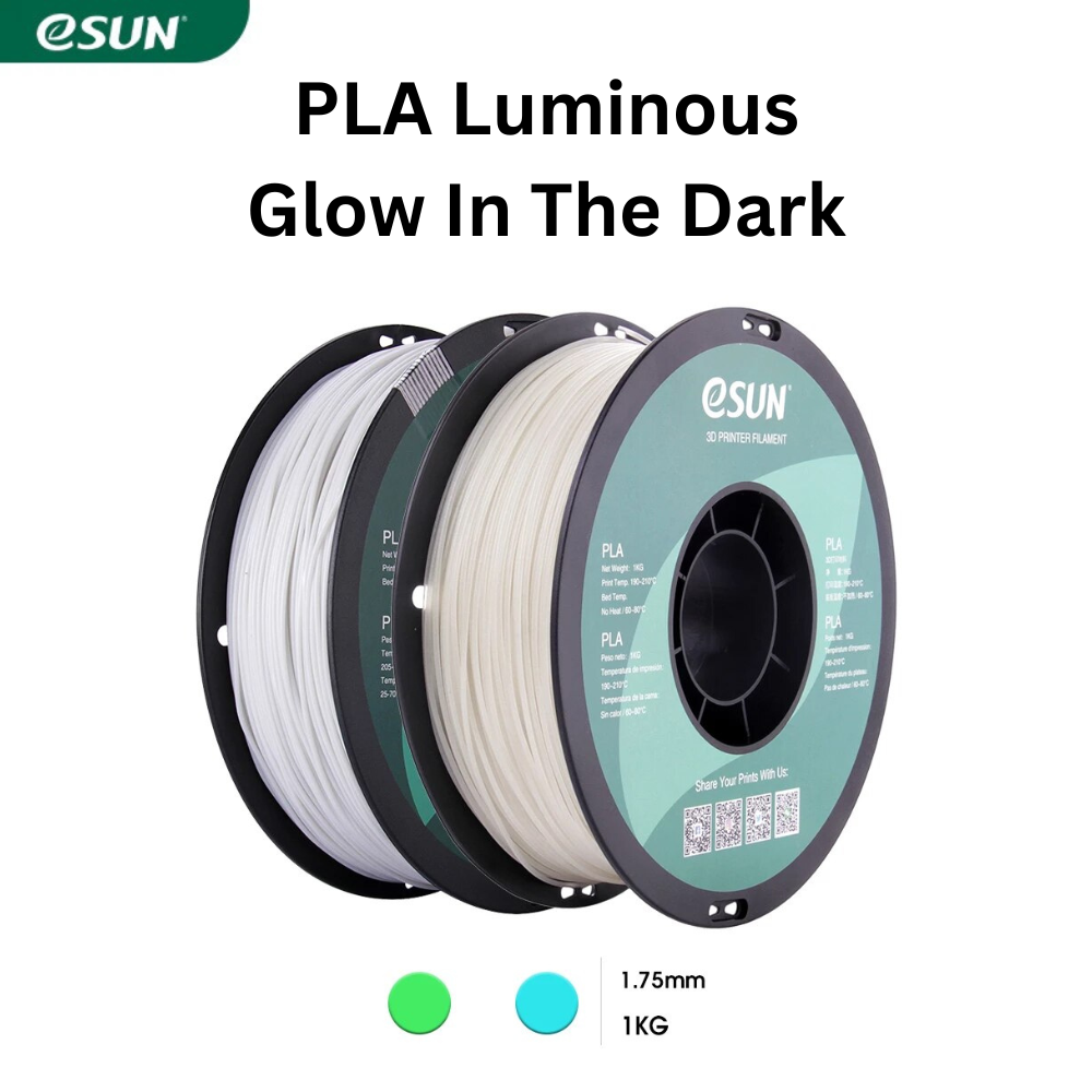 eSun PLA Luminous Glow In The Dark 1.75mm 1KG 3D Printer Filament