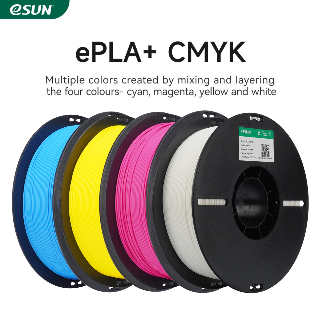 eSun PLA+ CMYK 1.75mm 3D Printer Filament