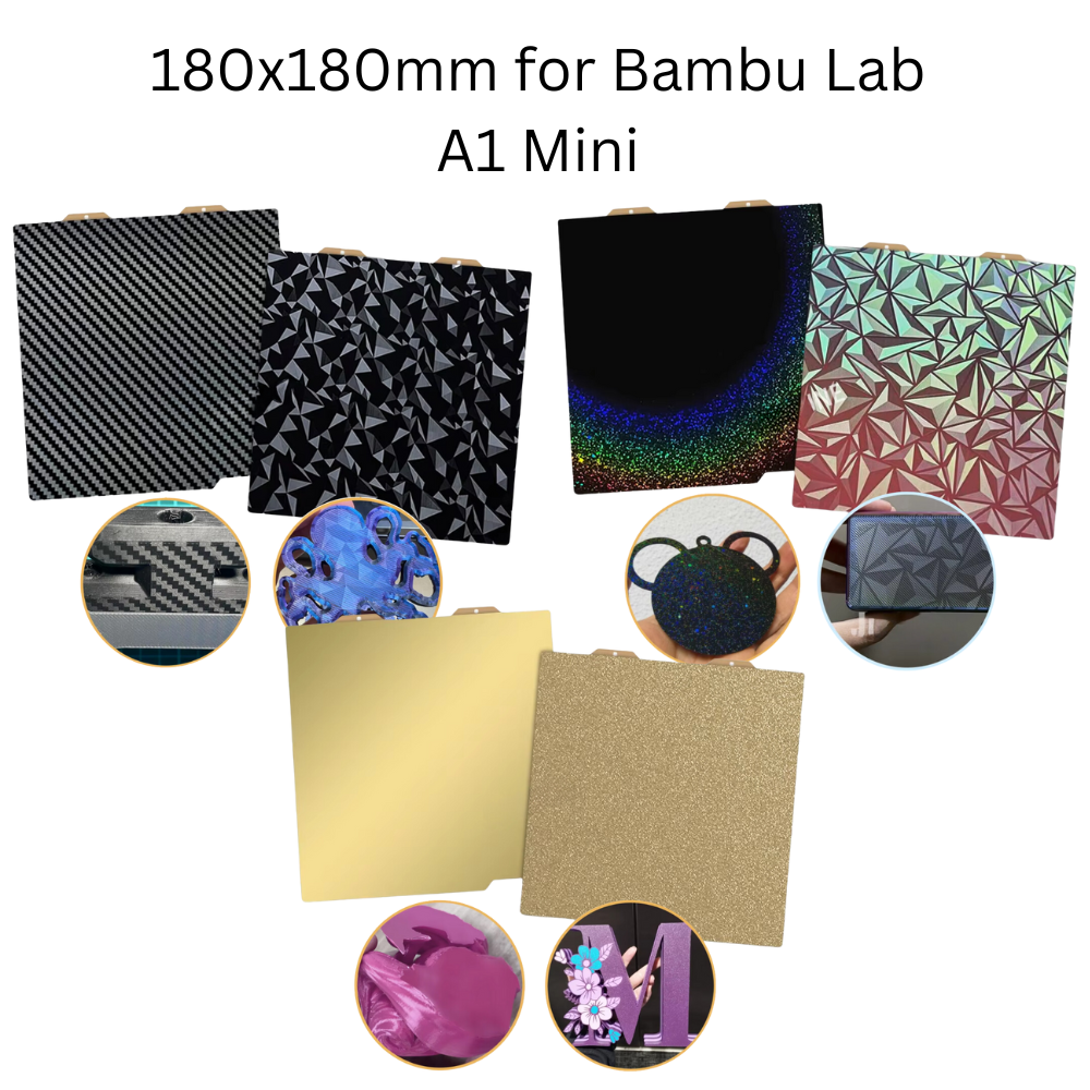 180x180mm Double Side Build Plate for Bambu Lab 3D Printer