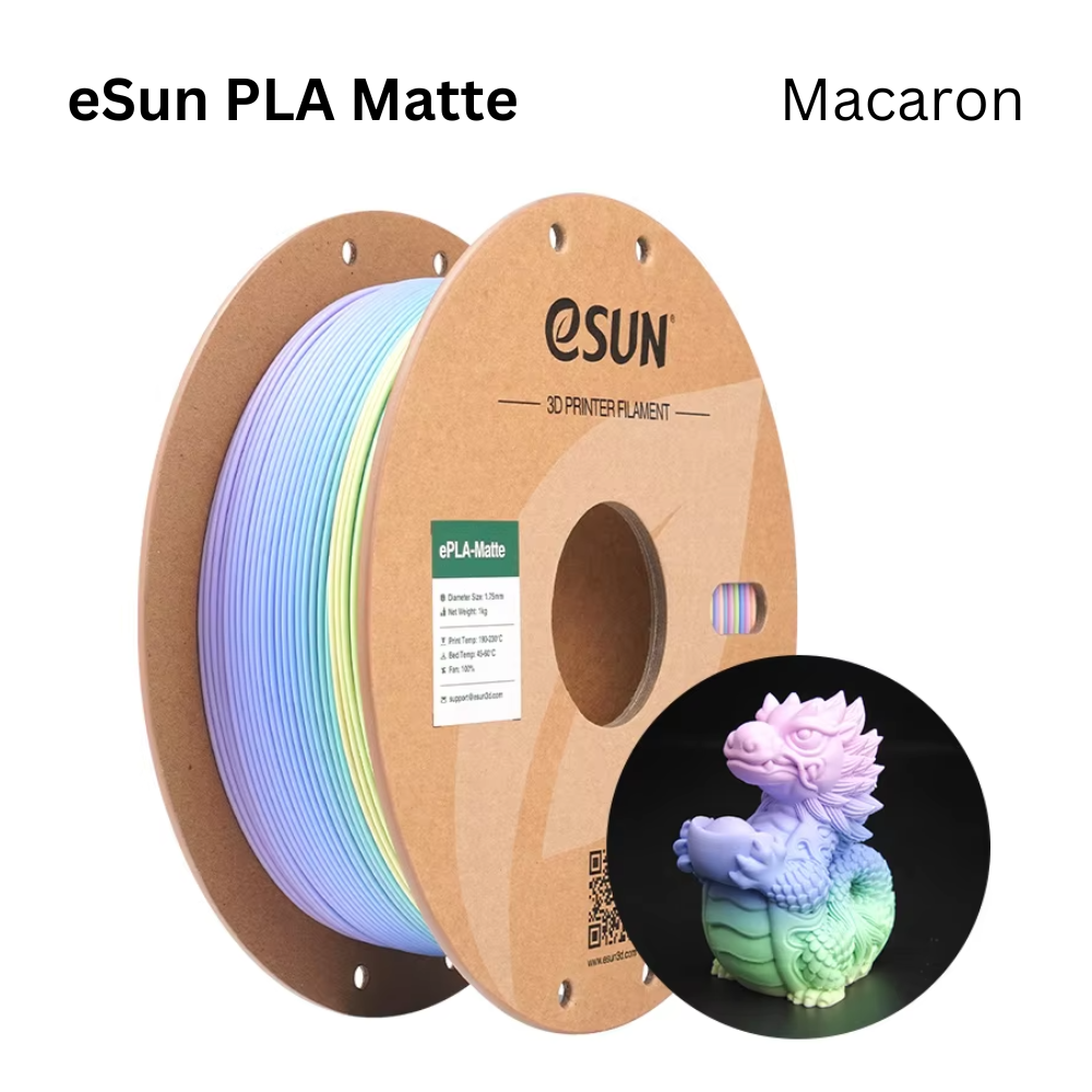 eSun ePLA-Matte Rainbow 1.75mm 1KG 3D Printer Filament