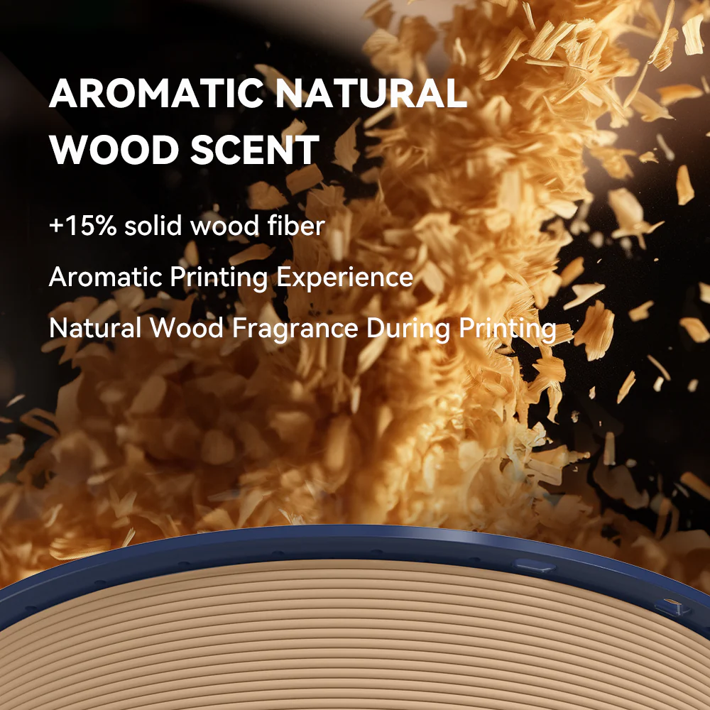 SUNLU PLA Wood 1.75mm 1KG 3D Printer Filament